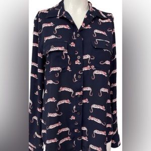 Ann Taylor Loft Button- up Shirt